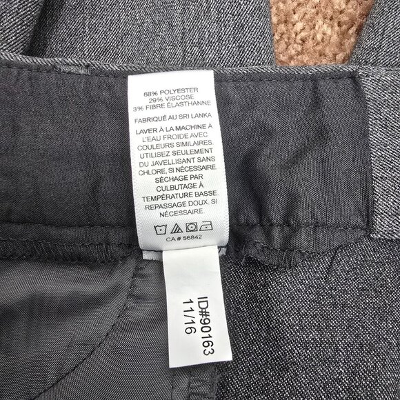 Express Columnist Pants Womens Gray Dress Size 2S Career Trousers - Picture 8 of 12